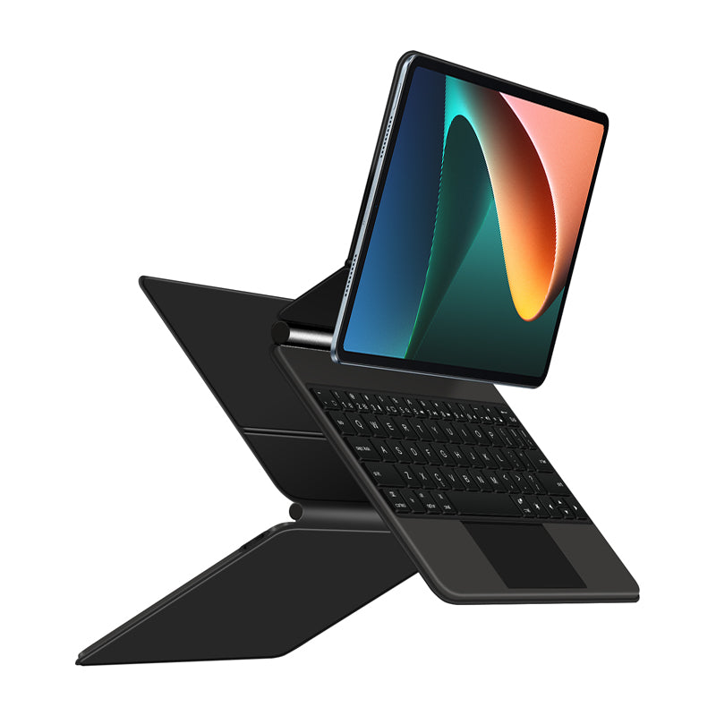 For Xiaomi Pad 5 Leather Tablet Case Wireless Bluetooth Keyboard with Touchpad For Xiaomi Pad 5 Leather Tablet Case Wireless Bluetooth Keyboard with Touchpad